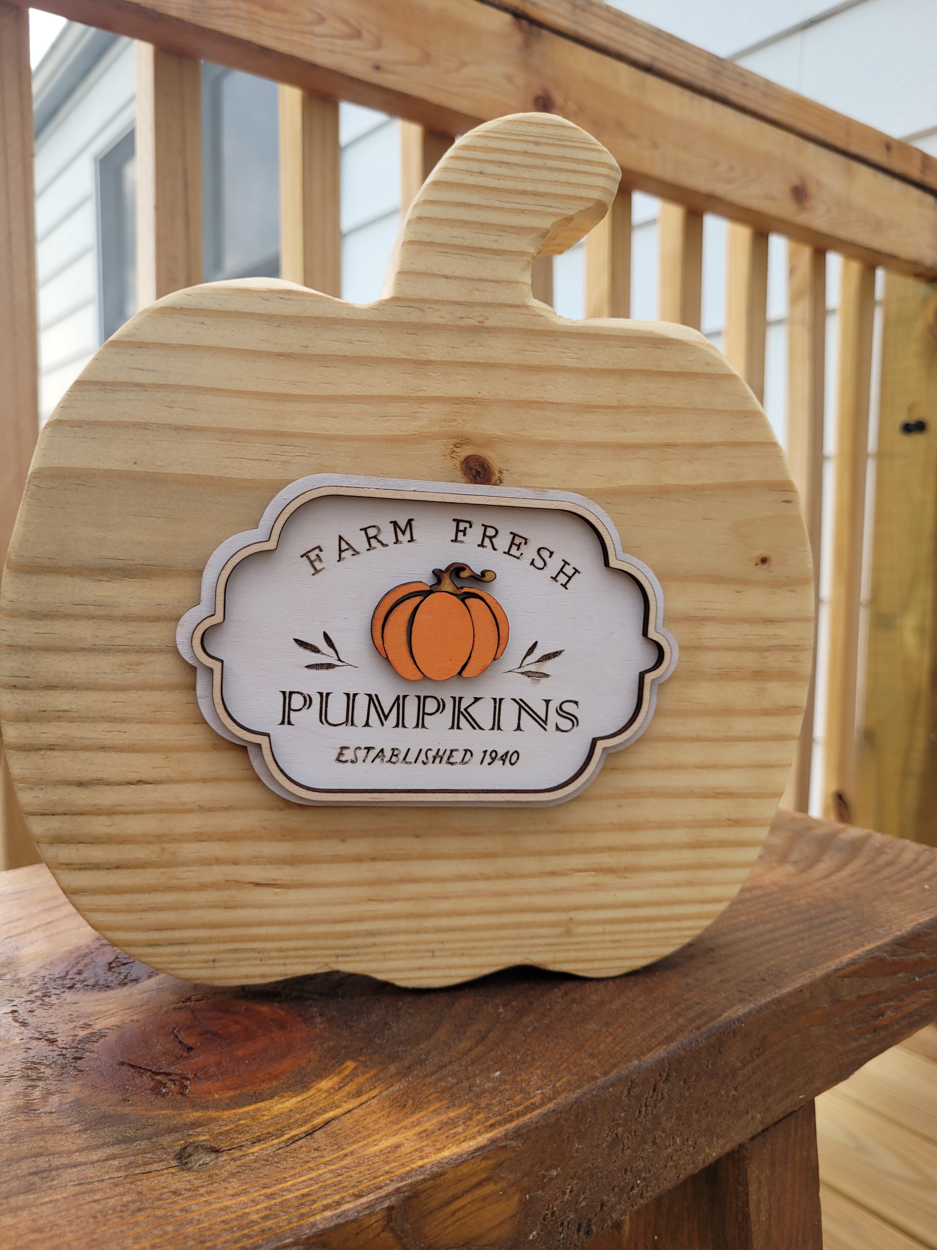 Pumpkin fall/decor (set of 3)