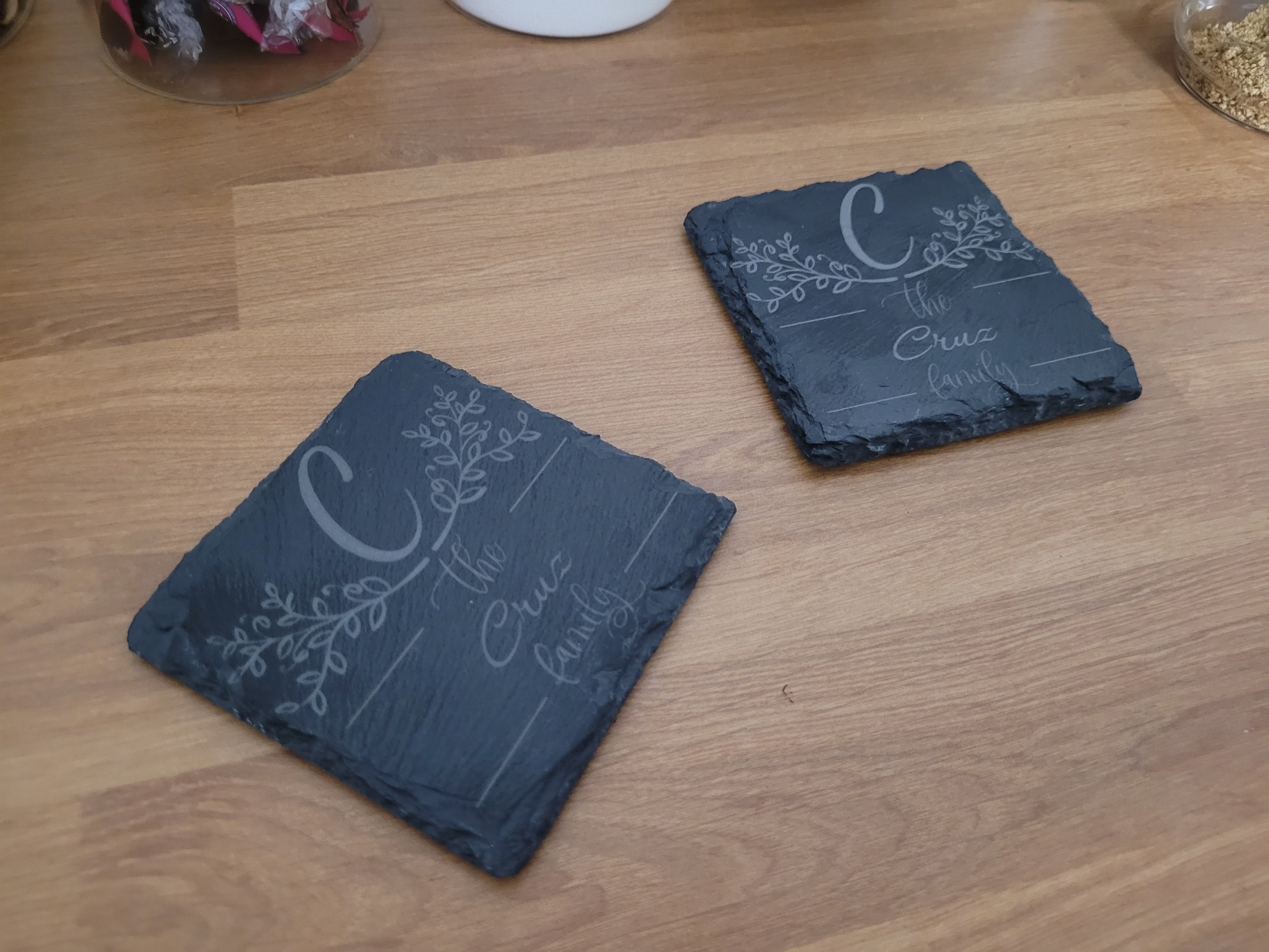 Slate coasters (set of 6)