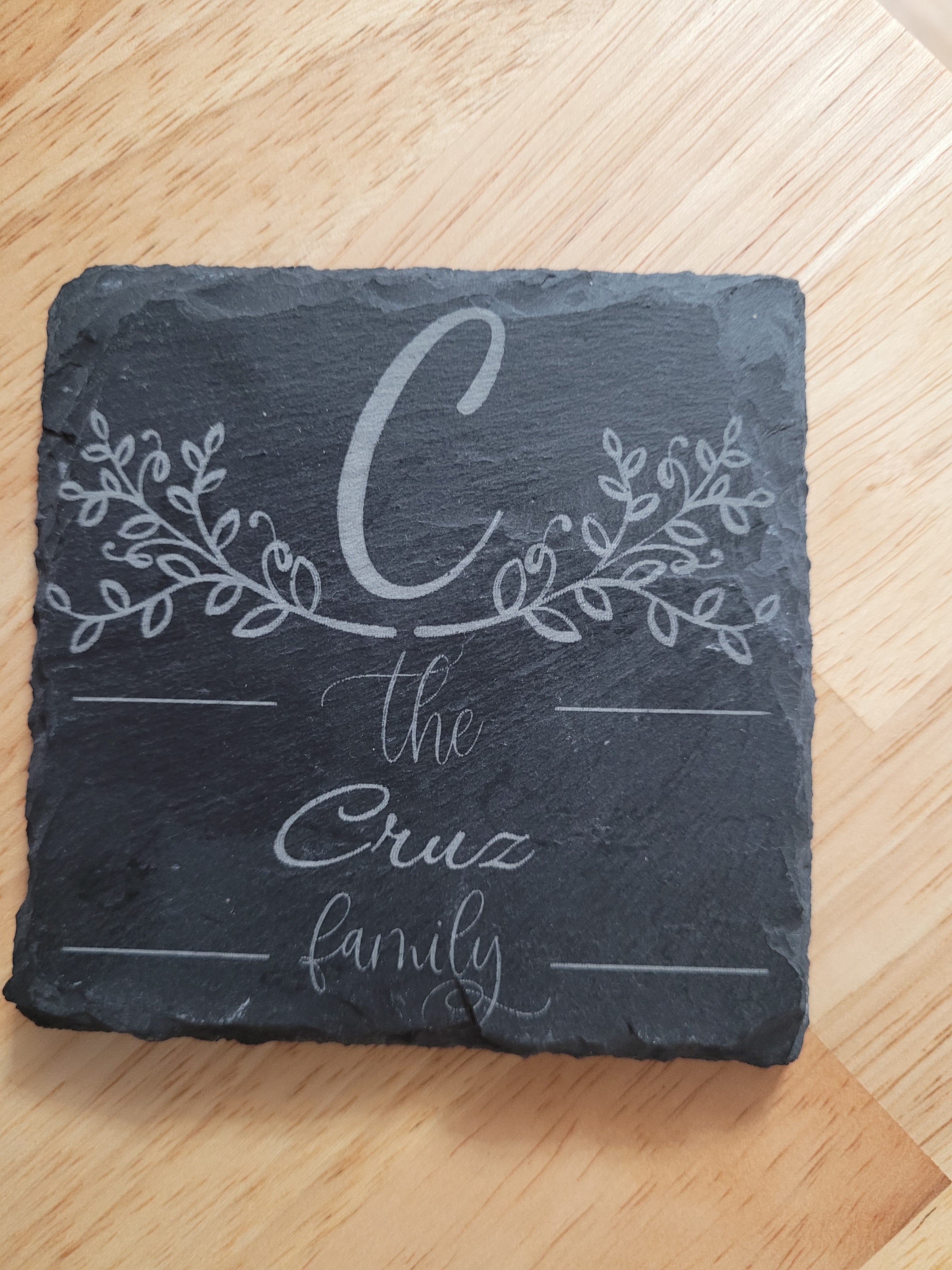 Slate coasters (set of 6)