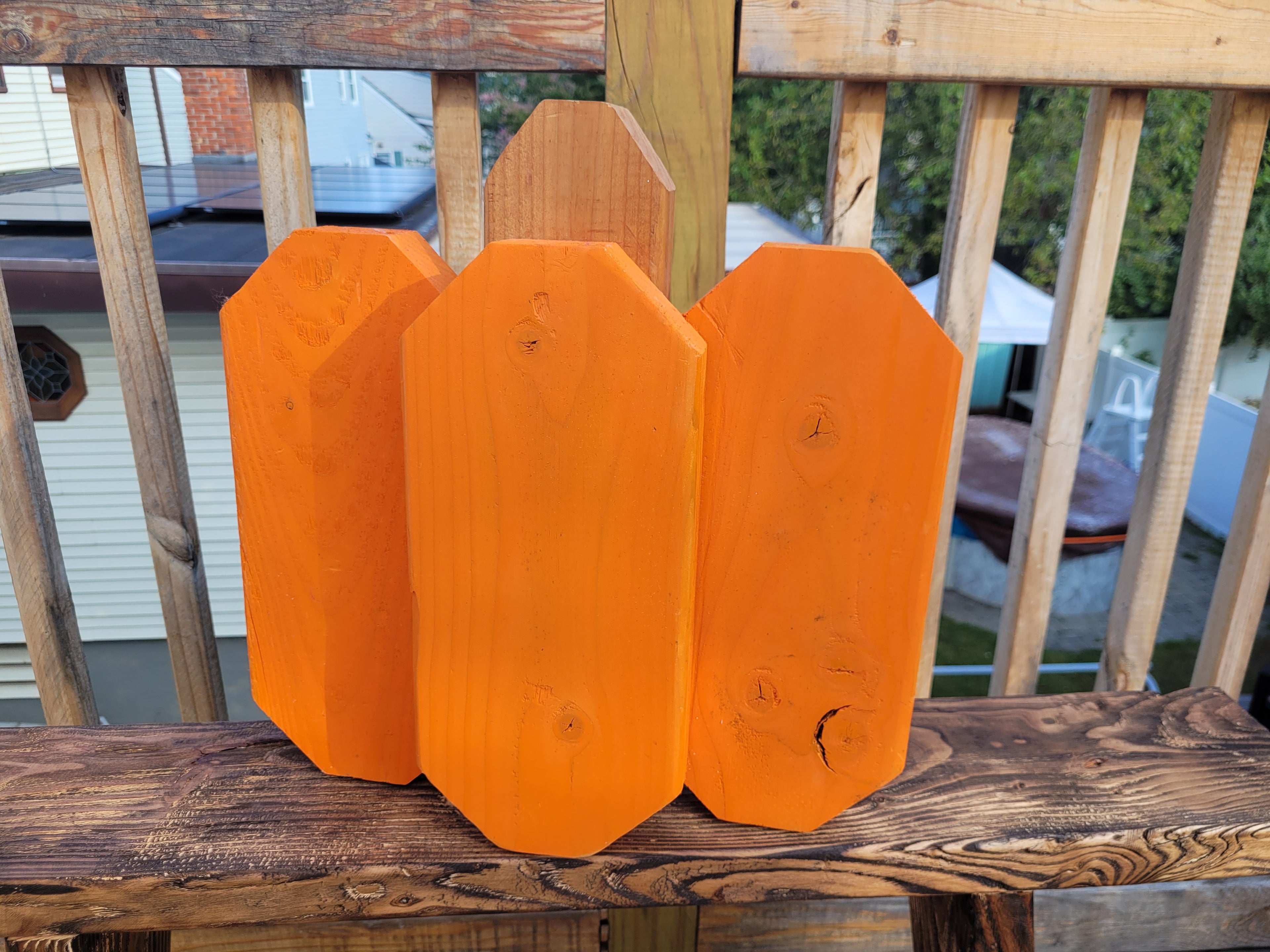 Wooden pumpkin fall/decor