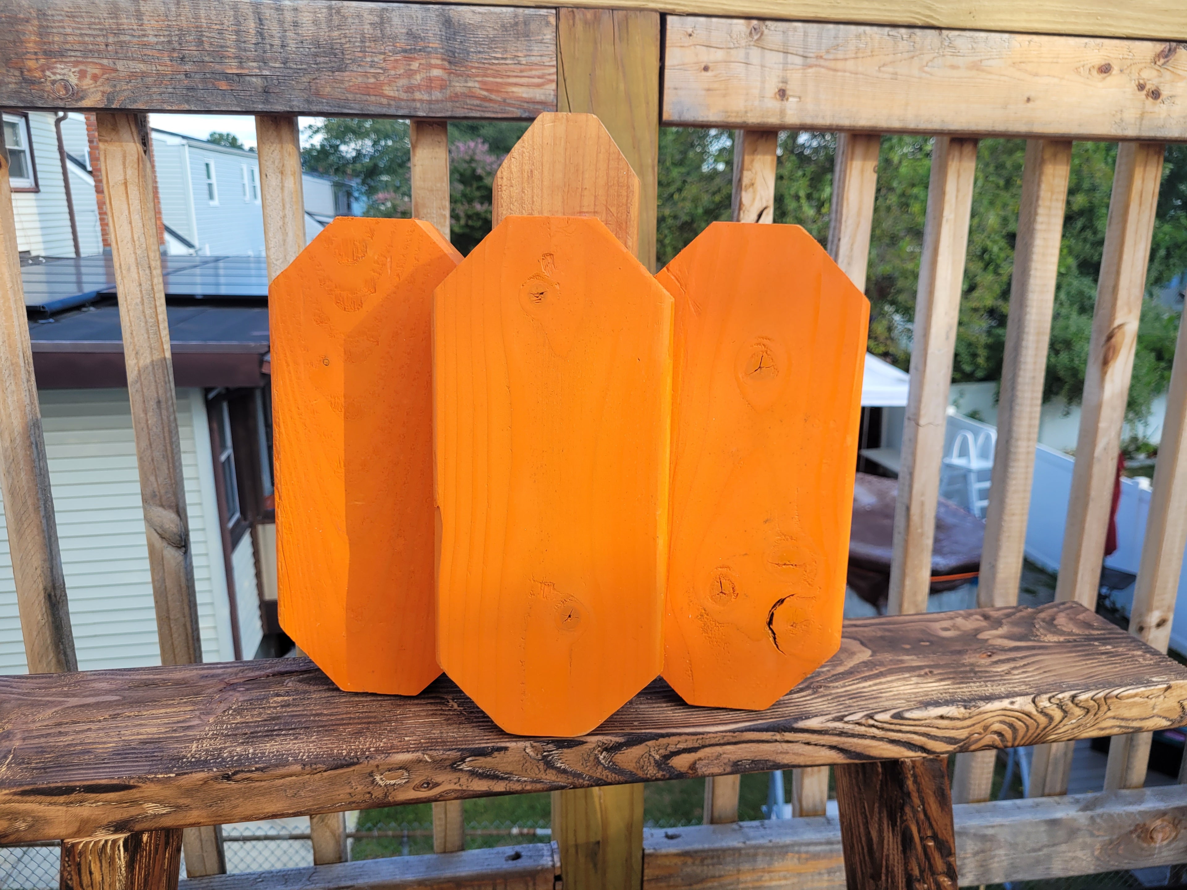 Wooden pumpkin fall/decor