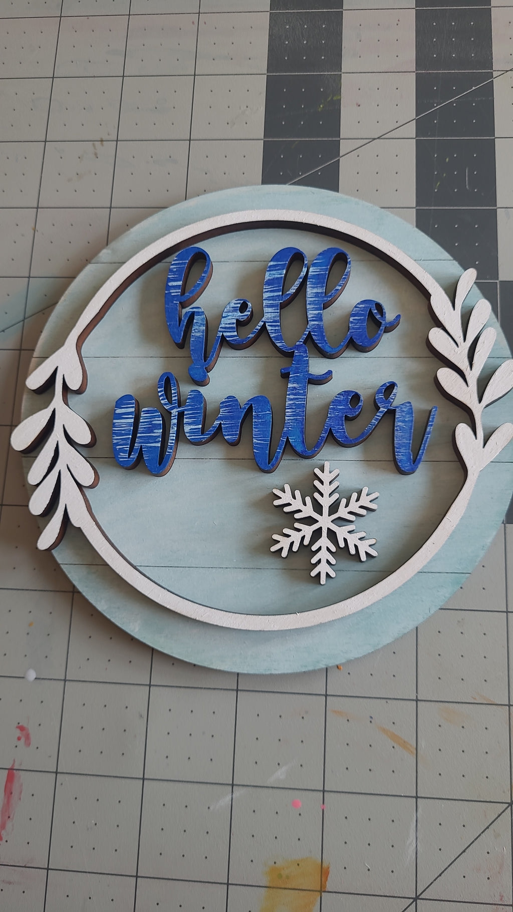 Rustic Wood Welcome Sign interchangeable/seasons of the year